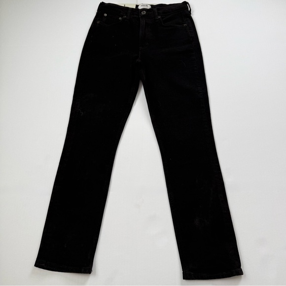 Agolde Denim - AGOLDE Merrel Mid Rise Straight Jeans Black Axis Wash Size 25 NWT